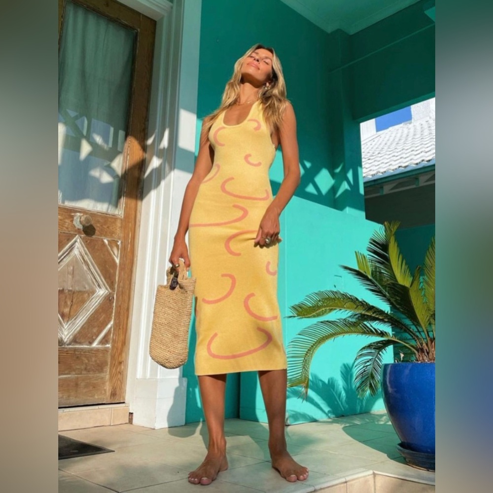 Summer Weekend Knot Midi Dress